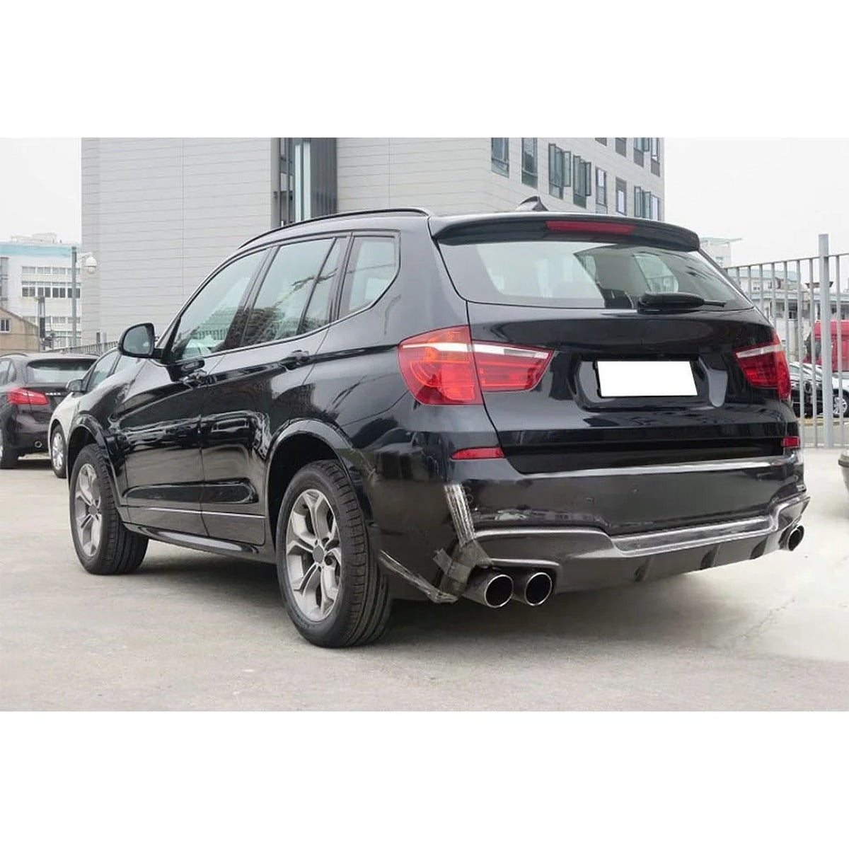 2014-2017 BMW X3 Carbon Fiber Rear Diffuser | F25