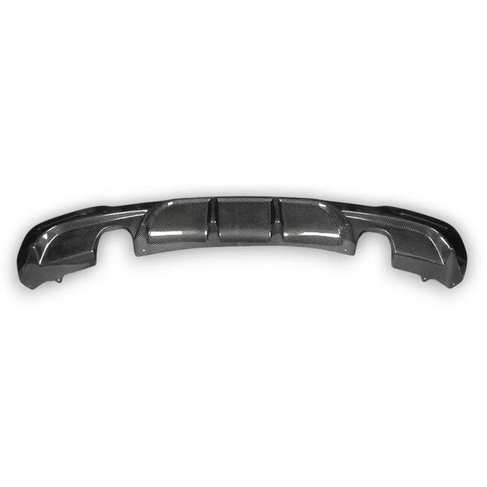 2014-2020 BMW 3-Series M Performance Style Carbon Fiber Dual Tip Rear Diffuser | F34 Gran Turismo