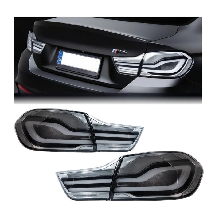 2014-2020 BMW M4/4-Series LCI Style Clear LED Taillights | F82/F83/F32/F33/F36