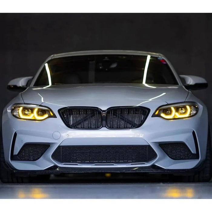 2014-2021 BMW M2/2-Series CSL Style Headlights Yellow DRL Modules | F87/F22/F23