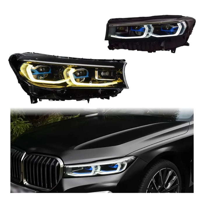 2016-2019 BMW 7-Series LCI Style LED Headlights | G11/G12