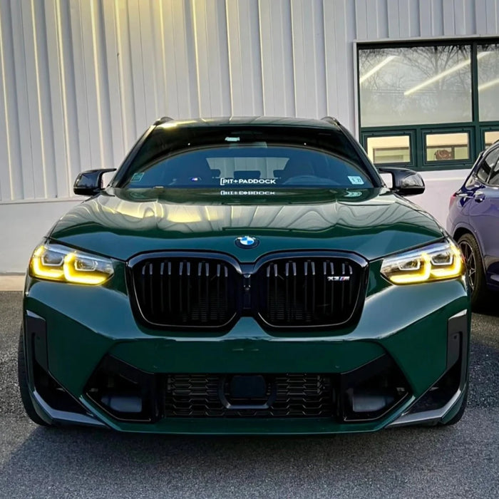 2018-2025 BMW X3/X4/X3M/X4M CSL Style Headlights Yellow DRL Modules | G01/G02/F97/F98