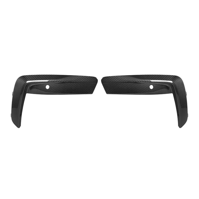 2019-2026 BMW M8 Carbon Fiber Upper Front Bumper Splitters | F91/F92/F93