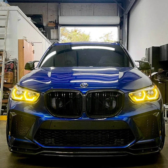2019-2023 BMW X5/X6/X5M/X6M CSL Style Headlights Yellow DRL Modules | G05/G06/F95/F96