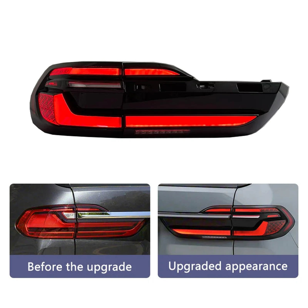 2019-2022 BMW X7 LCI Style LED Taillights | G07 Pre-LCI