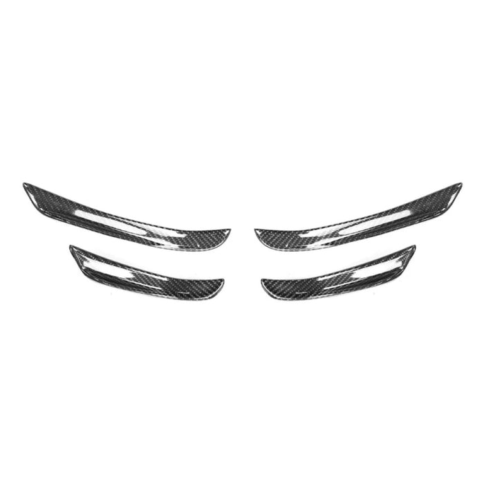 2019-2022 BMW 3-Series Carbon Fiber Front Bumper Canards | G20