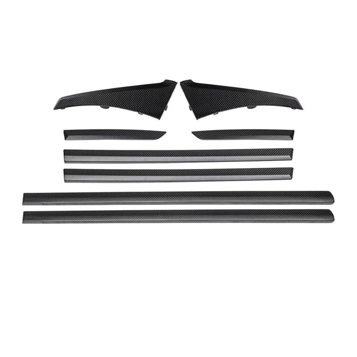2023+ BMW X7 Carbon Fiber Door & Front Fender Trim | G07 LCI