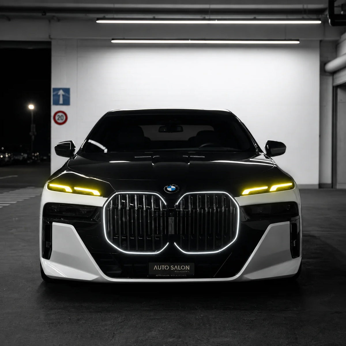 2023+ BMW 7-Series CSL Style Headlight Yellow DRL Module | G70
