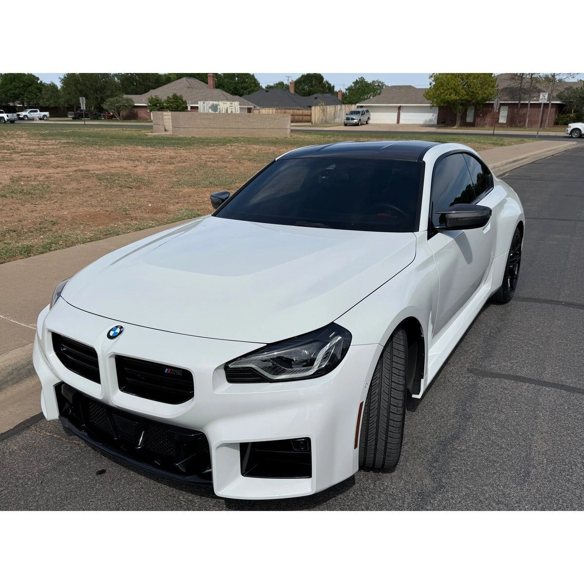 2023+ BMW M2 Carbon Fiber Mirror Caps | G87