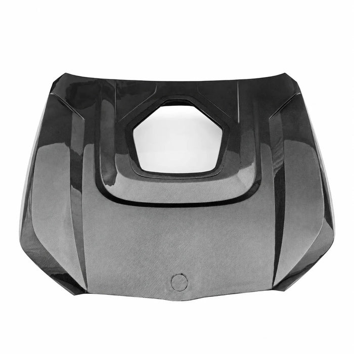 2024+ BMW 5-Series Glass Engine Cover V2 Carbon Fiber Hood | G60/G61