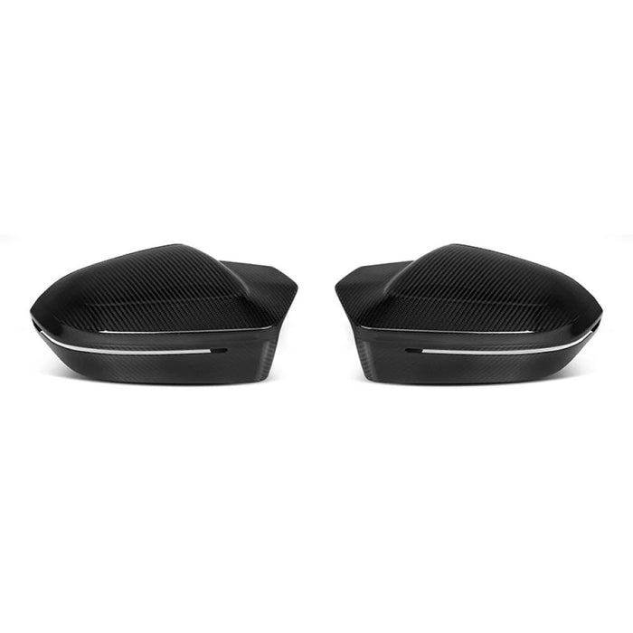 2024+ BMW 5-Series/M5 Carbon Fiber M Style Mirror Caps | G60/G61/G90/G99