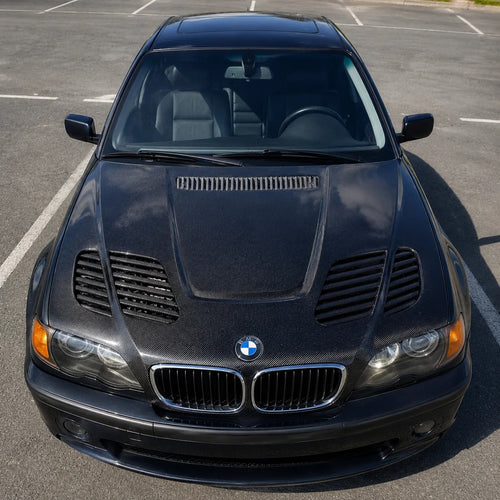 1999-2001 BMW 3-Series GTR Style Carbon Fiber Hood | E46 Sedan