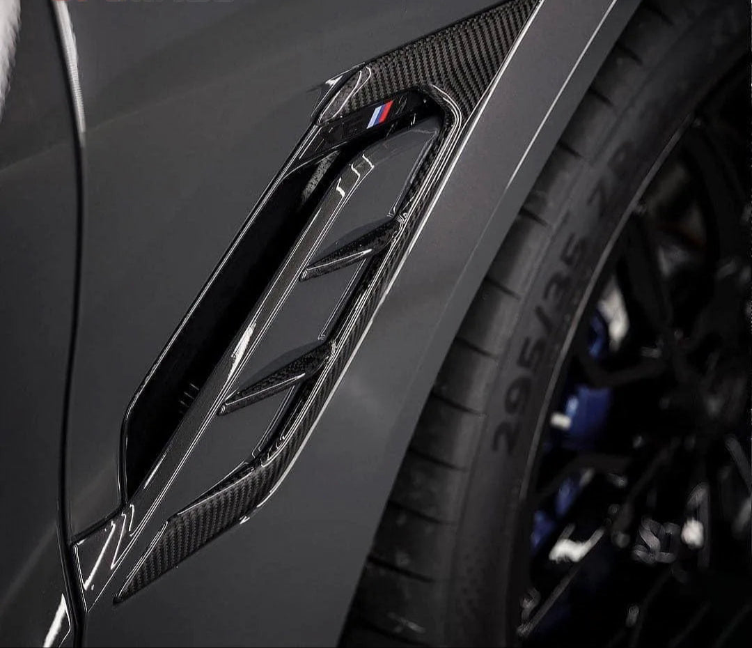 Carbon Fiber LD Style Side Fender & Rear Bumper Trim & Trunk Lid Trim - BMW F96 X6M