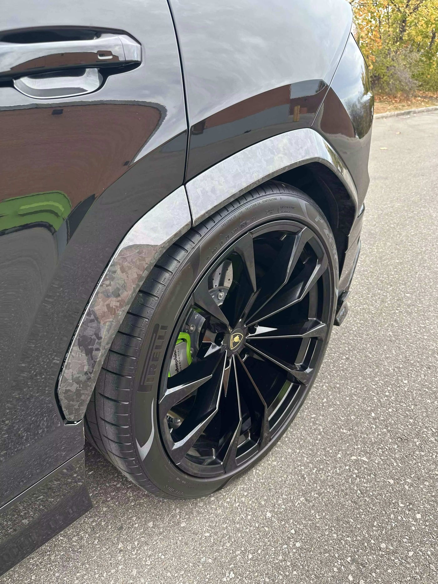 Carbon Fiber Fender Flare Trim - Lamborghini Urus
