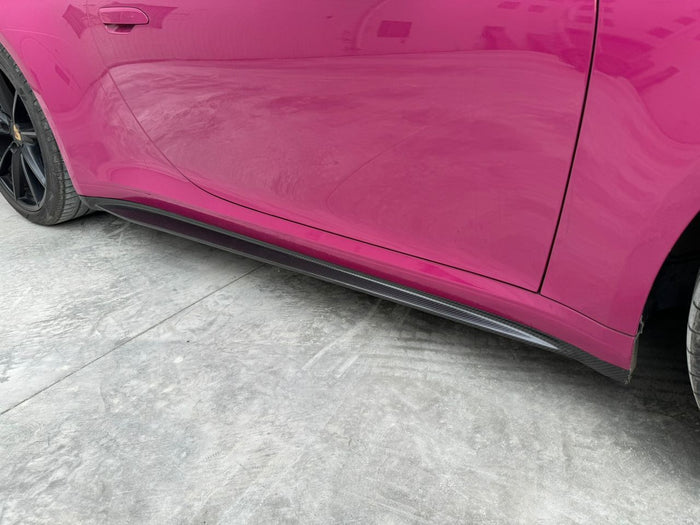 GT3 Style Carbon Fiber Side Skirts replacement - Porsche 911 992
