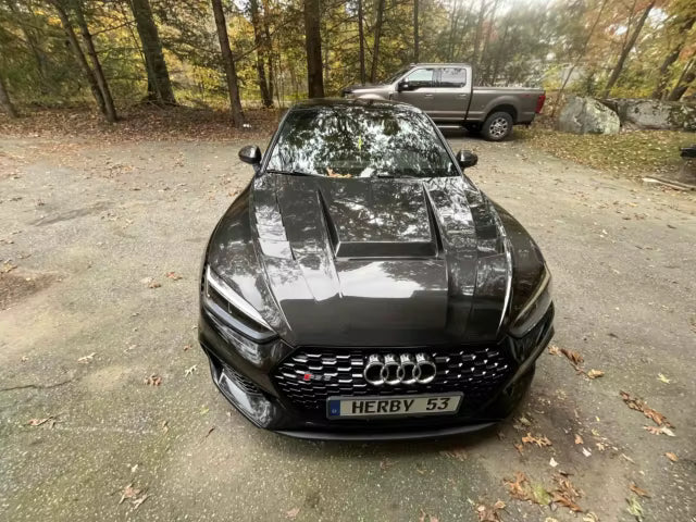 Carbon Fiber Vented Front Engine hood V2 - Audi A5 S5 RS5 B9