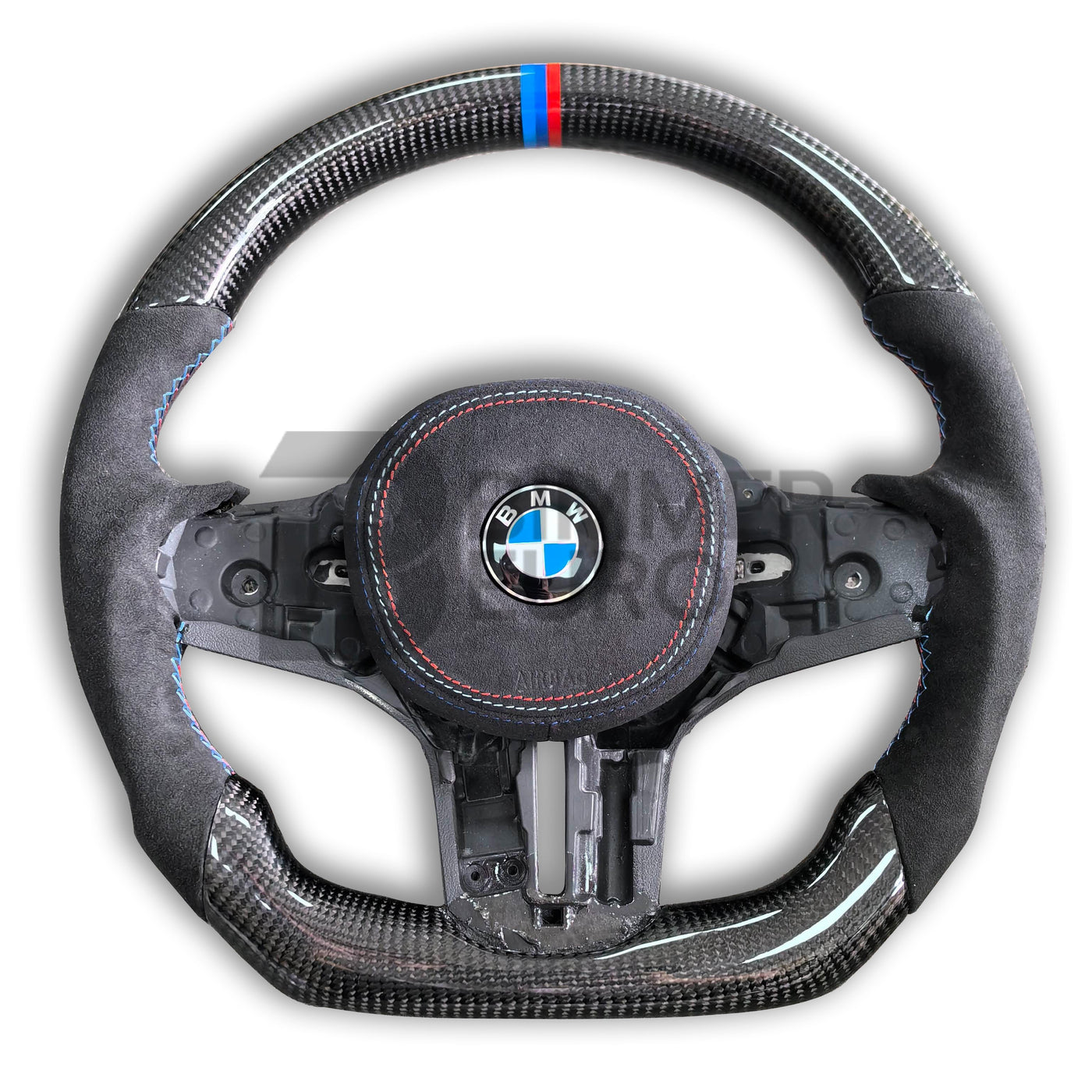 Custom LED Carbon Fiber Steering Wheel for All G Chassis Models - G20 / G22 / G30 / G42 / G80 / G82 / G87 / G Series / BMW 2 Series 3 Series 4 Series 5 Series M3 M4