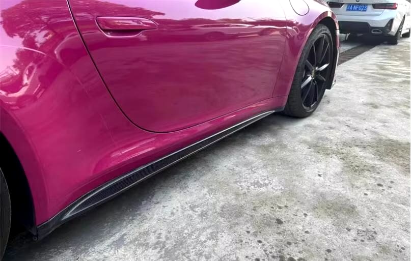 GT3 Style Carbon Fiber Side Skirts replacement - Porsche 911 992