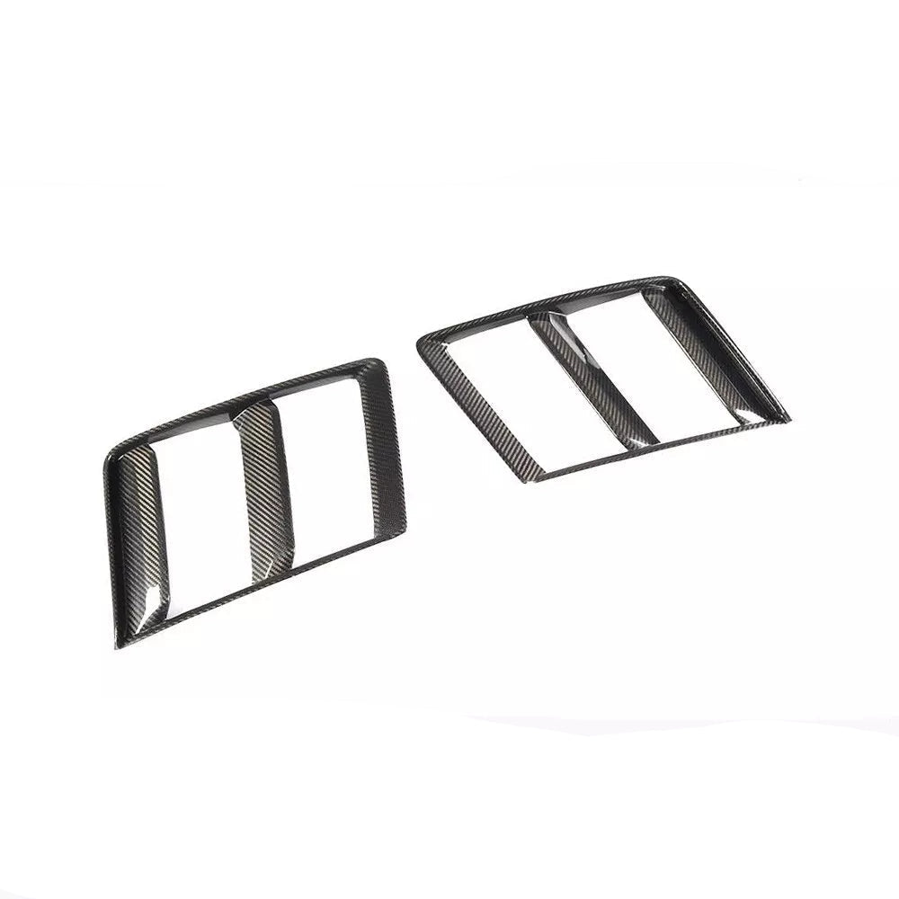 Carbon Fiber Front Bumper Vent Inserts Air Grill Cover - Audi R8 Gen 2 2016-2018