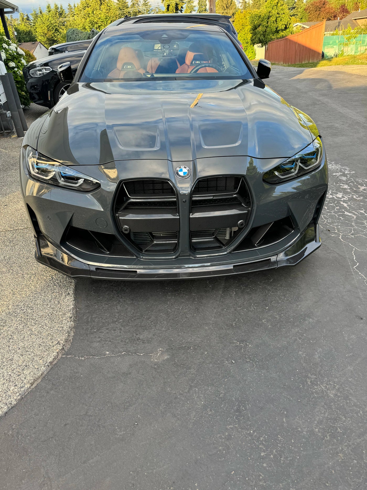 Prepreg Carbon Fiber CSL Style Front Grille Replacement - BMW G80 M3 & G82 / G83 M4