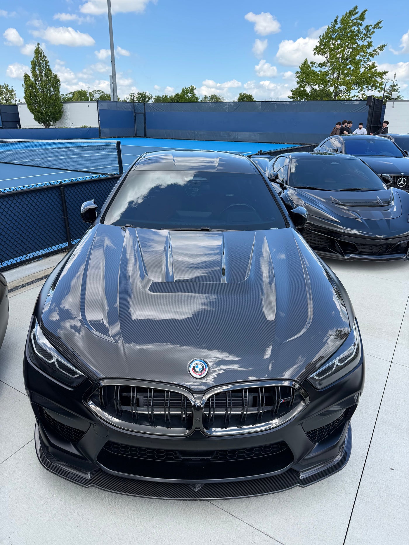 Dry Carbon Fiber Paktech Engine Hood Bonnet - BMW M8 F91 F92 F93