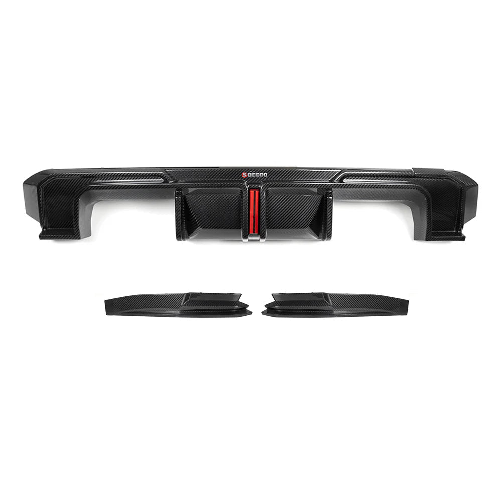 Carbon Fiber SQ V1 Rear Diffuser Set - BMW G80 M3