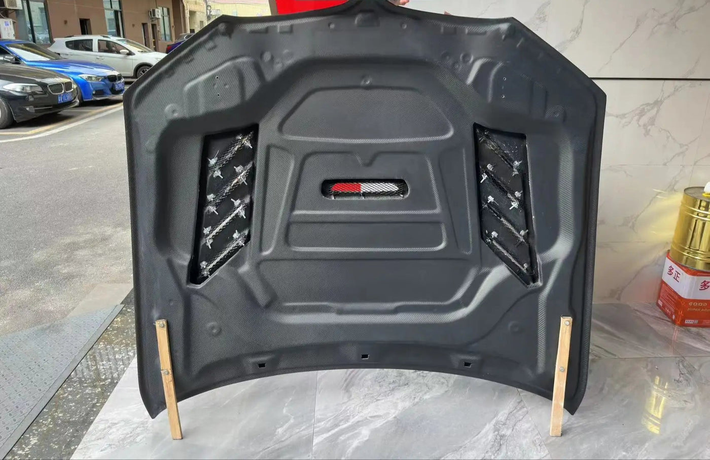 Carbon Fiber Vented Front Engine Hood - BMW X4M F98 X3M F97 G01 G02 G08