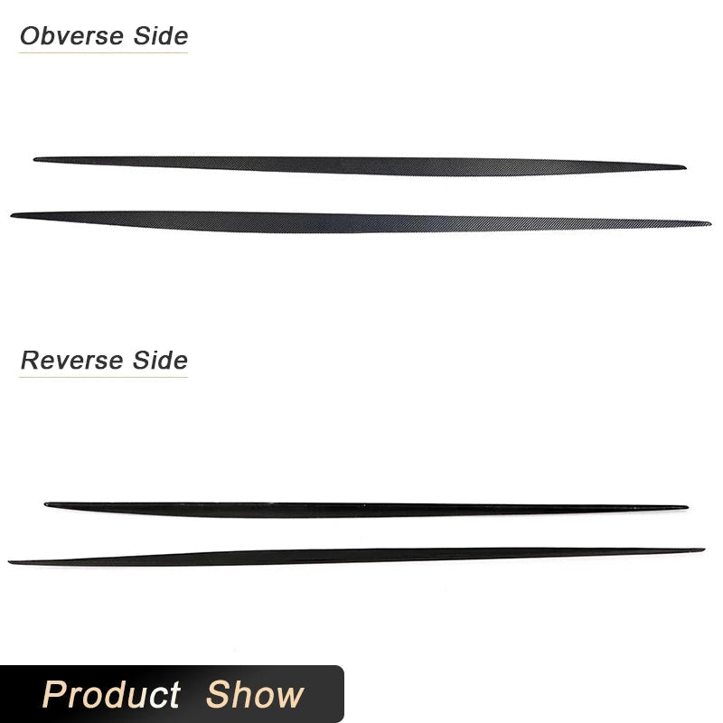 Carbon Fiber Side Skirt Aprons - Mercedes Benz S Class