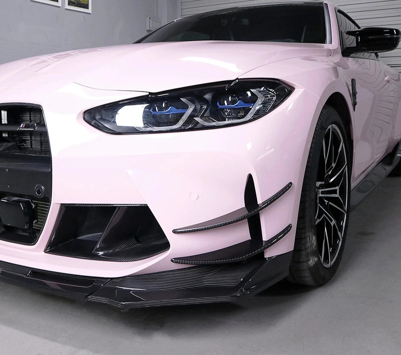 Carbon Fiber Front Canard Splitters - BMW G80 & G81 M3 / G82 & G83 M4