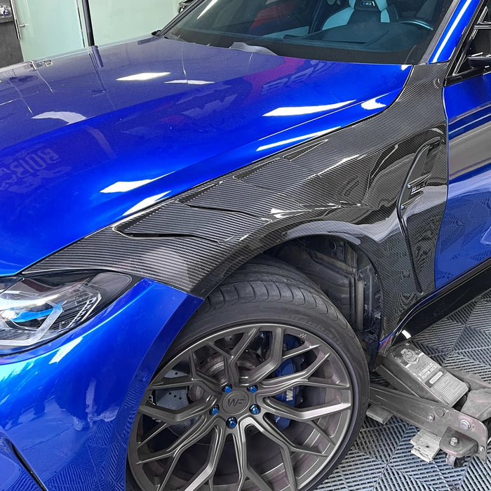 Carbon Fiber Front Vented Fenders - BMW G80 M3 & G82 / G83 M4