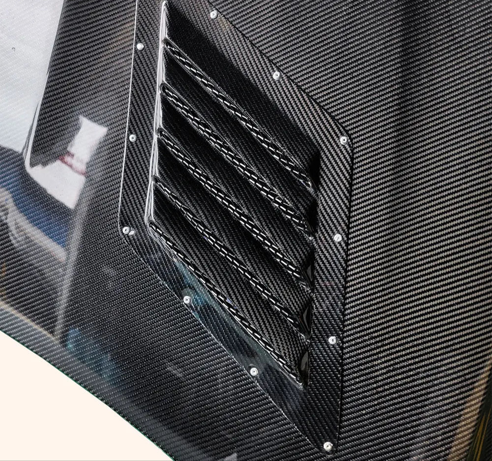 Carbon Fiber V Style Vented Front Hood - BMW F82 M4 2015-20
