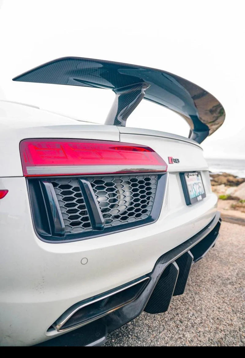 Carbon Fiber V-Style Rear Diffuser - Audi R8