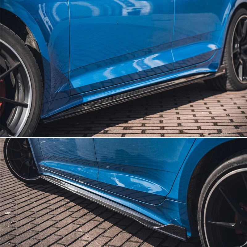 Carbon Fiber Side Skirt Extensions - A5 S5 S Line 2021-2024