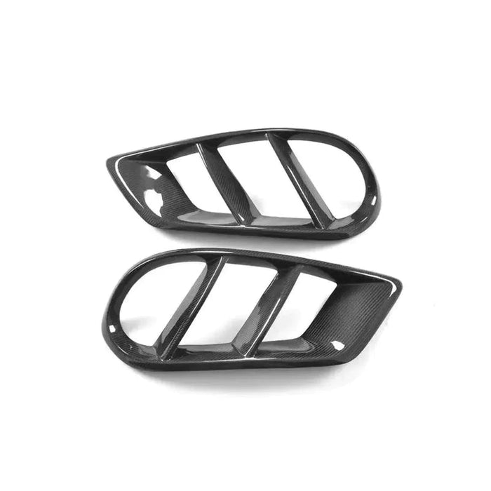 Carbon Fiber Front Air Vent Trim - Mercedes C300 C400 C450 C43 AMG Sedan 15-17