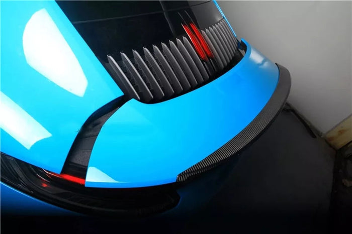 Dry Carbon Fiber Rear Trunk Spoiler Wing - Porsche 911 992 Carrera 4/S/4S coupe