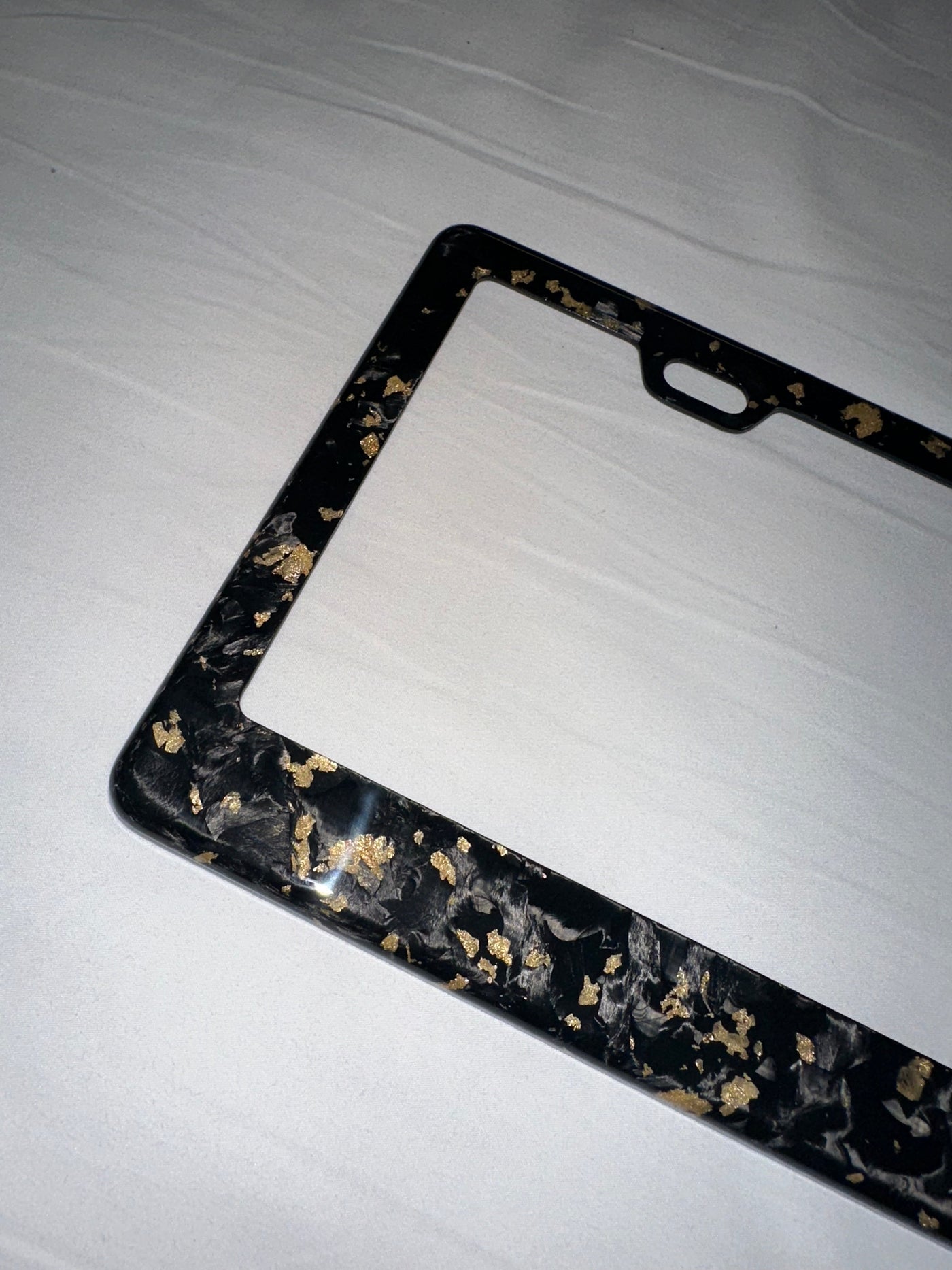 Colored Forged Carbon Fiber Universal License Plate Frame