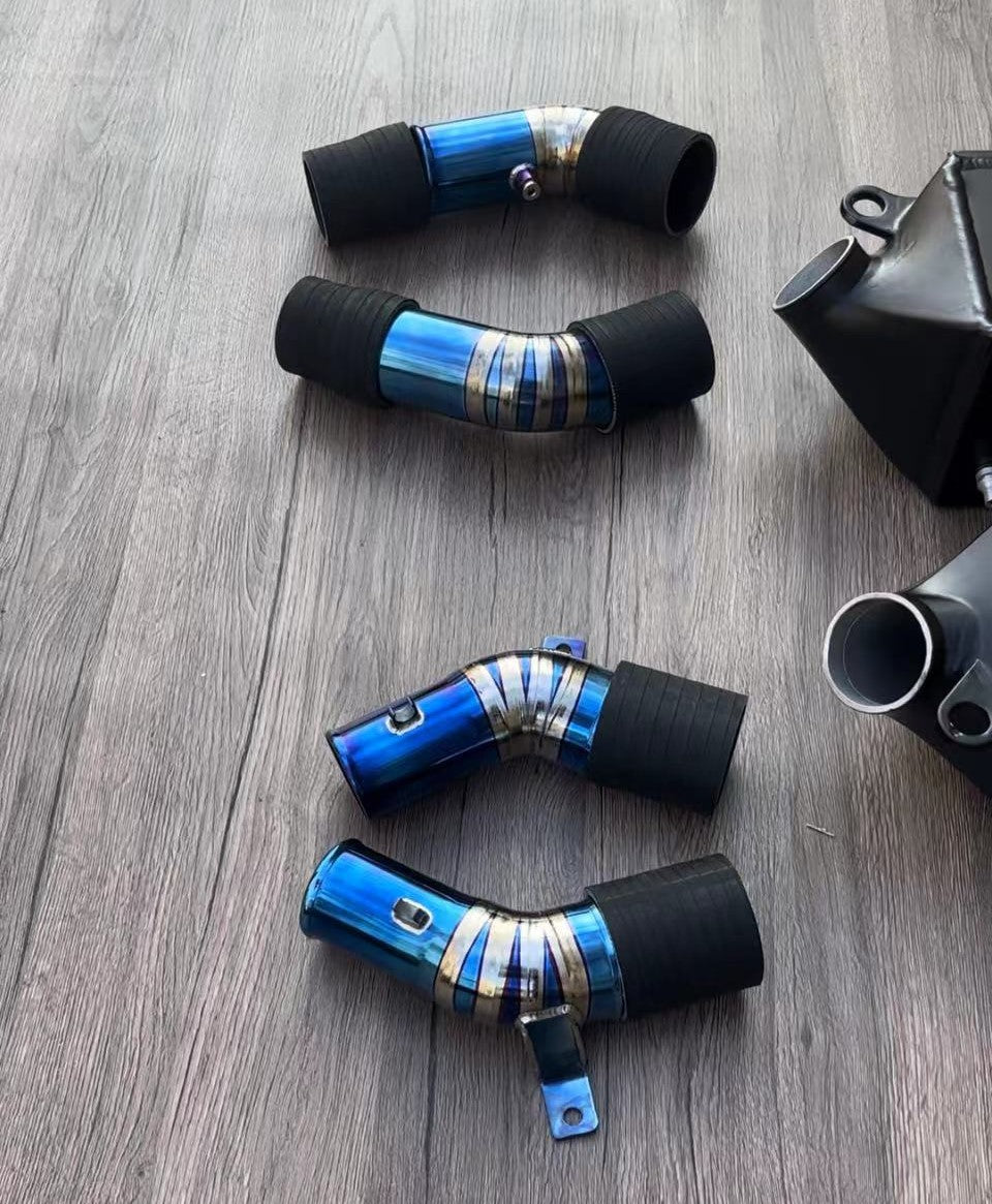 F10 M5 M6 Titanium Charge Pipe Kit