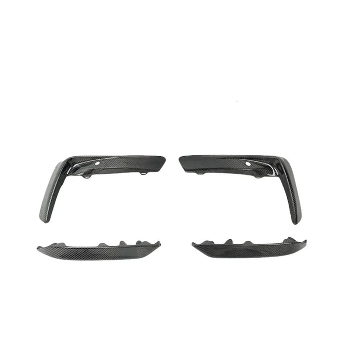 Carbon Fiber Front Bumper Upper Splitter & Lower Trim Set - BMW M8 2019-2022