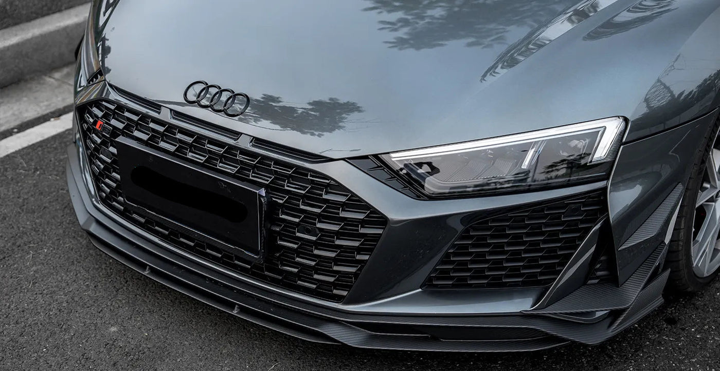 PT Prepreg Dry Carbon Fiber Front Lip - Audi R8 2019 - 2023