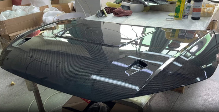 Carbon Fiber Front Engine Hood Bonnet - 15-19 Audi TTRS MK3 8S