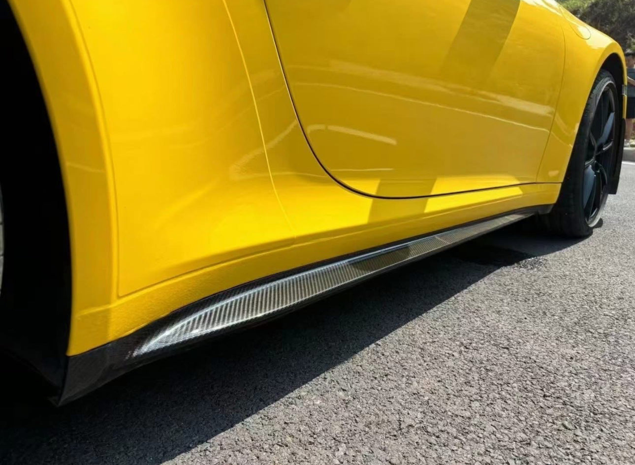 GT3 Style Carbon Fiber Side Skirts replacement - Porsche 911 992