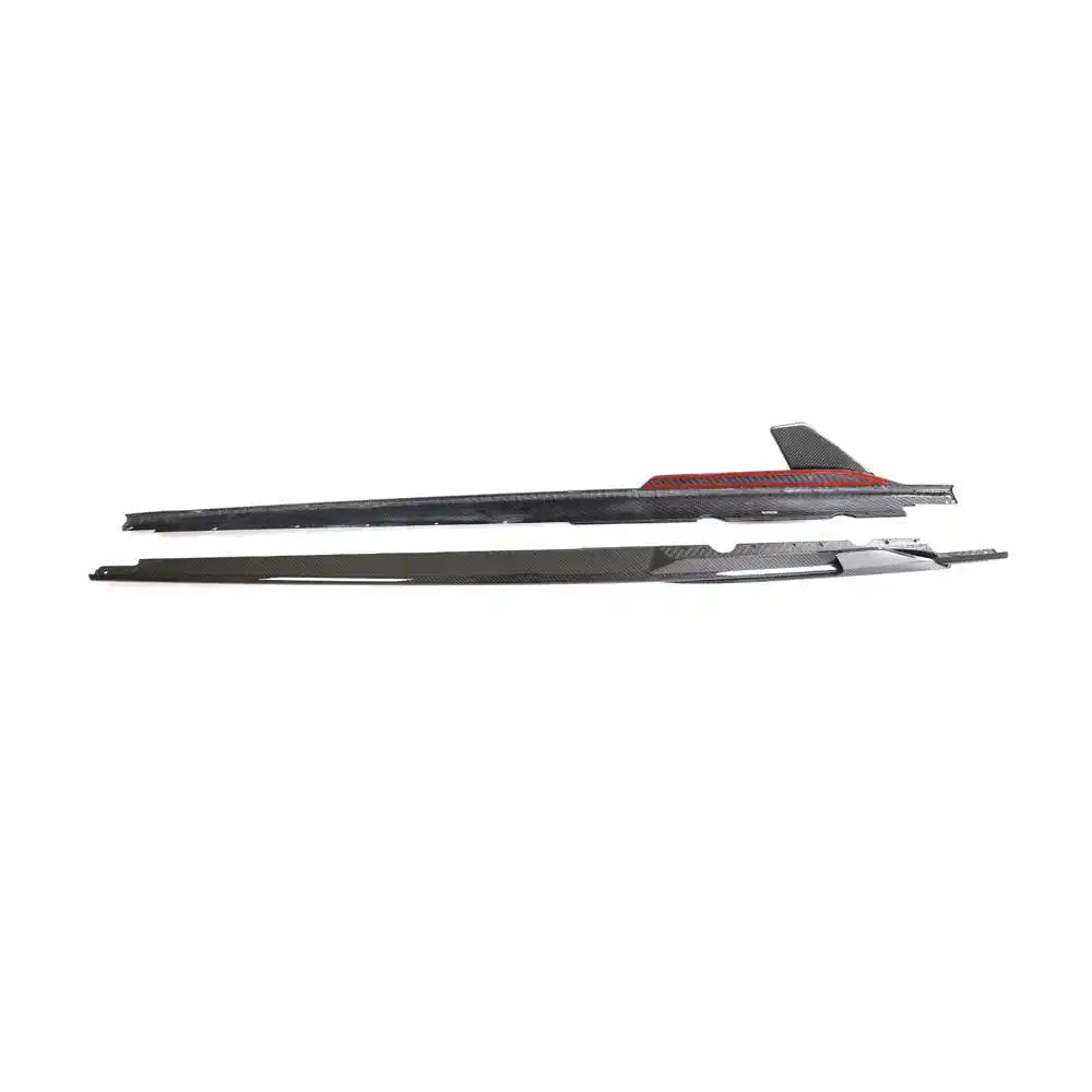 C Style Carbon Fiber Side Skirt Extension - Audi R8 Gen 2 2019-2024
