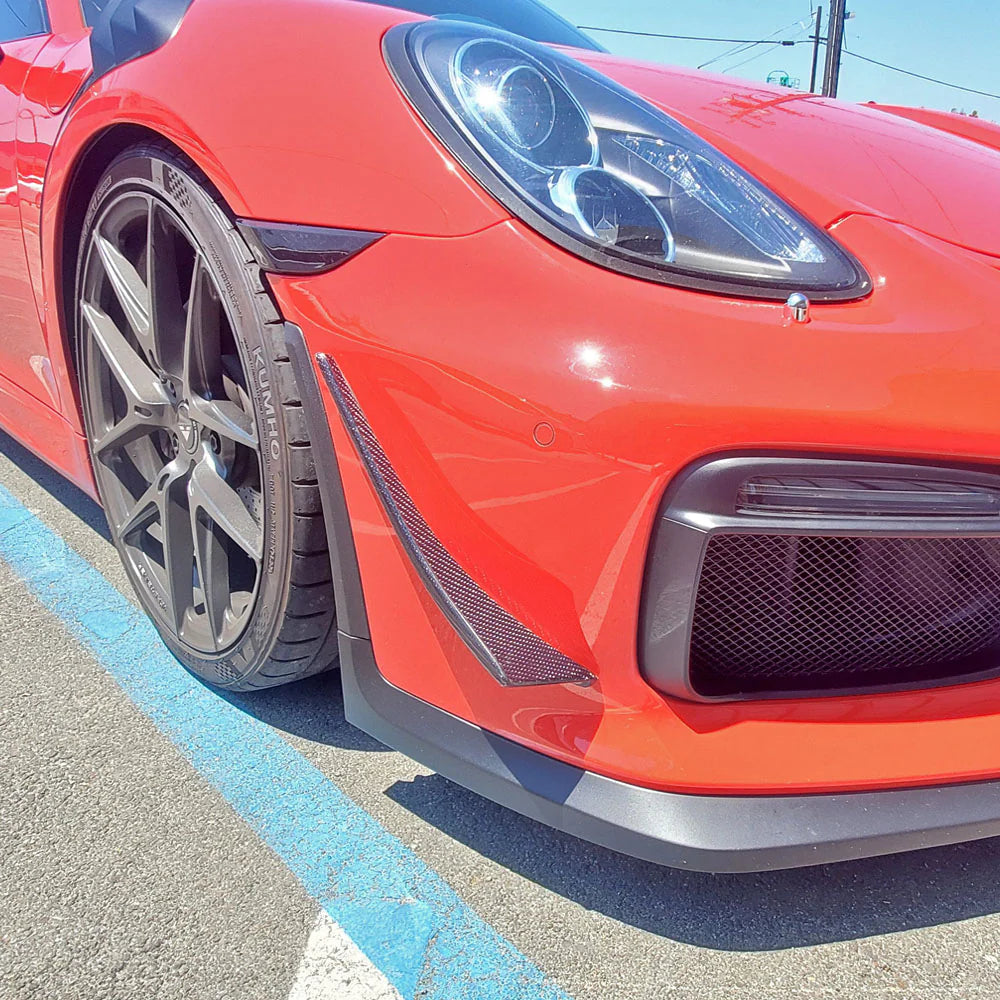 Carbon Fiber Front Canard -2016 Porsche Cayman GT4/Boxster Spyder (981)