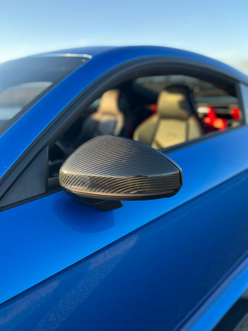Audi TTRS Carbon Fiber Mirror Caps - eurobahndynamics