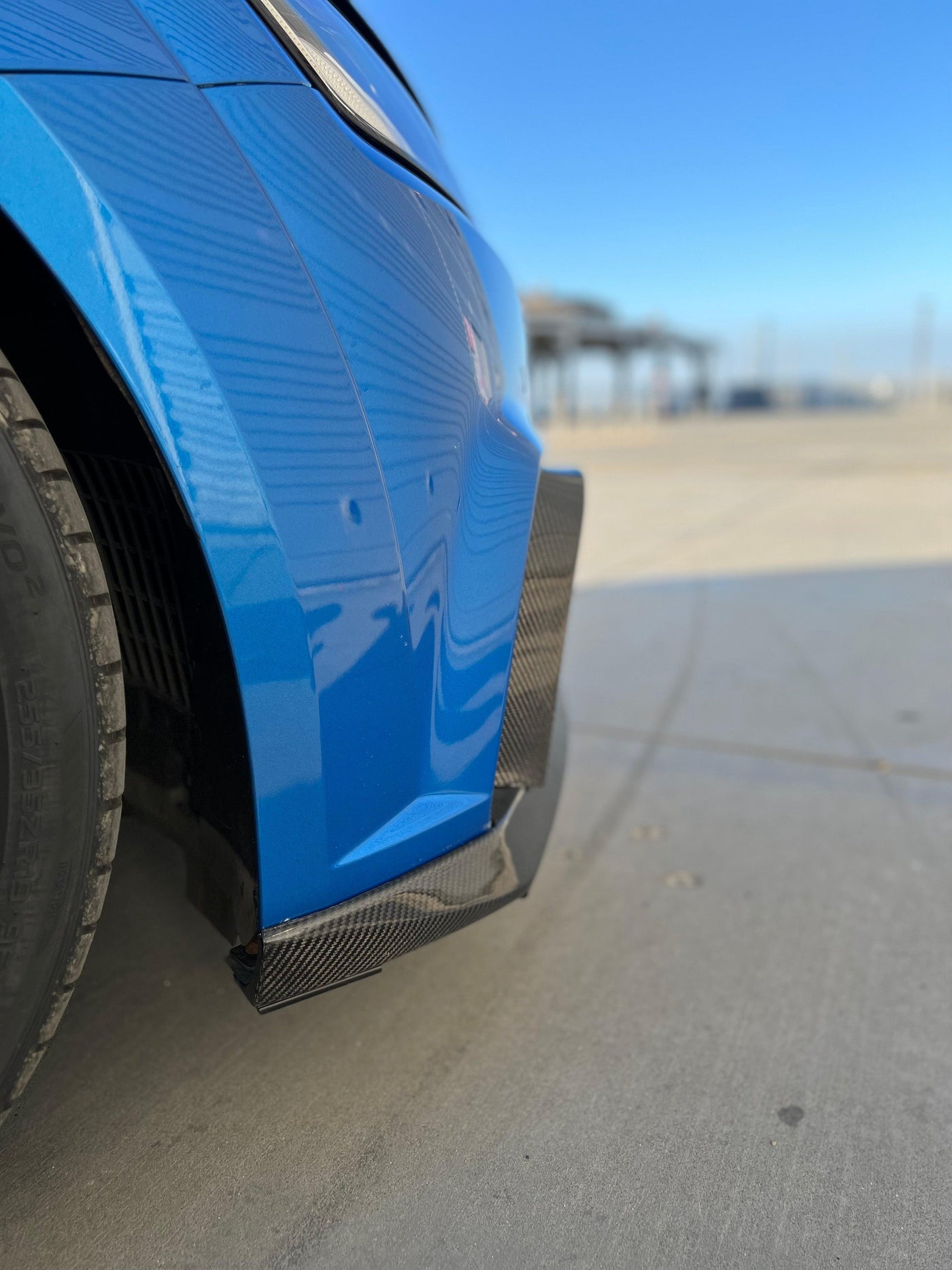 Audi TTRS Carbon Fiber Front Splitter - eurobahndynamics