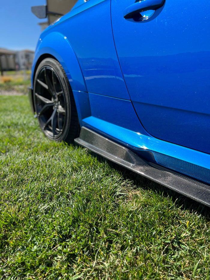 Audi TTRS Artisan Sport Side Skirt Extensions - eurobahndynamics