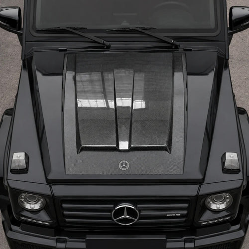 2002-2018 Mercedes G-Class/G63 AMG V3 Style Carbon Fiber Hood Scoop | W463
