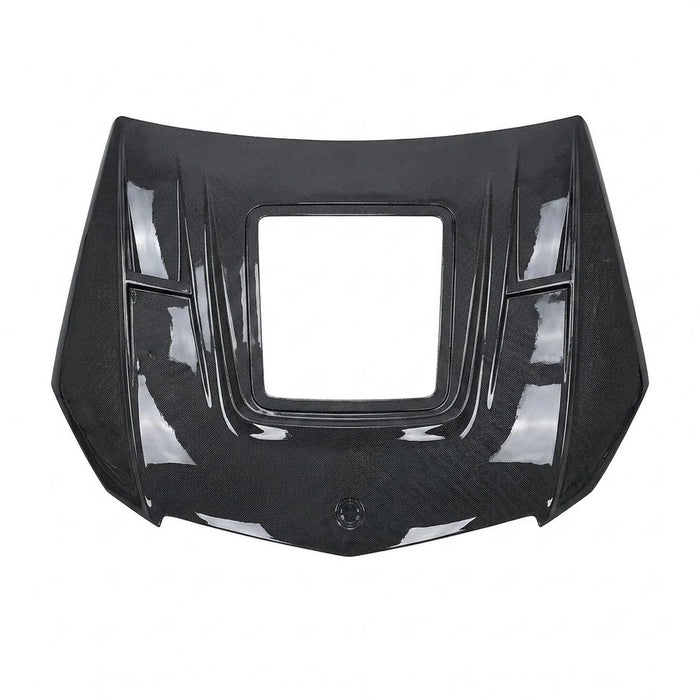 2008-2011 Mercedes C-Class Glass Engine Cover Carbon Fiber Hood | W204/C204