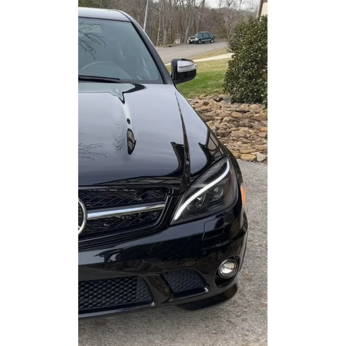 2008-2011 Mercedes-Benz C-Class LCI Style LED Headlights | W204 Pre-LCI