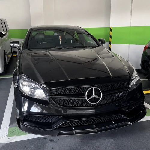2012-2018 Mercedes CLS-Class/CLS63 AMG B Style Carbon Fiber Hood | C218/X218/W218